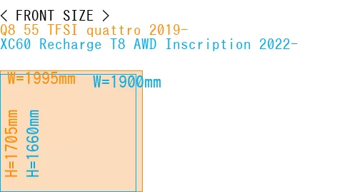 #Q8 55 TFSI quattro 2019- + XC60 Recharge T8 AWD Inscription 2022-